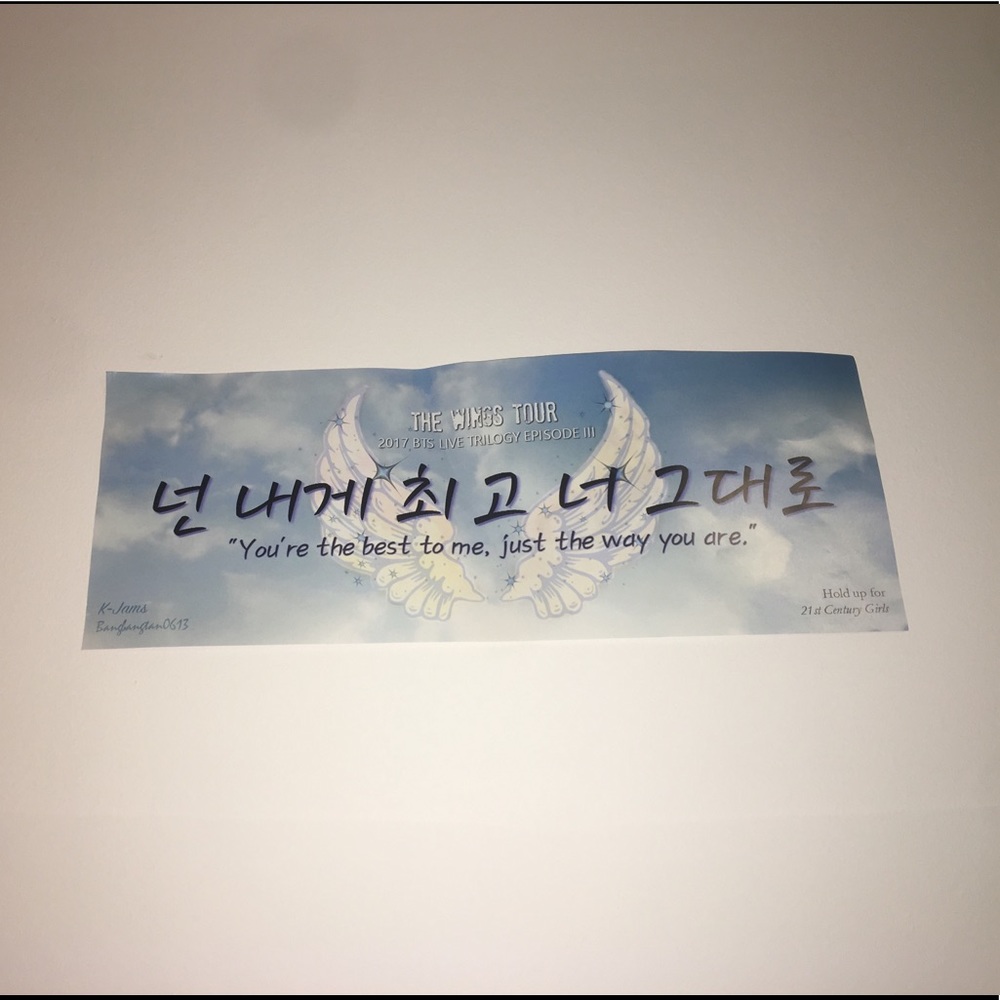 BTS banner / poster (back is a different poster!!)